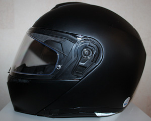 Шлем HJC RPHA 90 чёрный матовый, 2XL, 62-63 см + интерком (4 фото из 8)