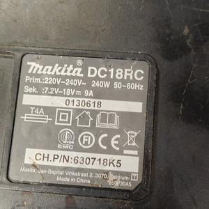 Laadija Makita DC18RC (4 foto / 5)