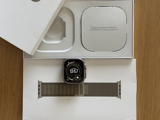 Apple Watch Ultra 2 49mm Natural Titanium uueväärne Aku 100%