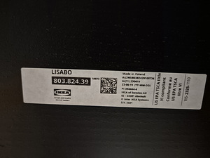 Продаётся как новый чёрный обеденный стол IKEA (3 фото из 3)