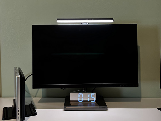 Lenovo L27M-30 27” USB-C monitor + lamp, kell ja alus