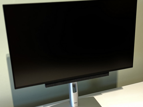 Dell U2424HE 24” USB-C monitor + soundbar