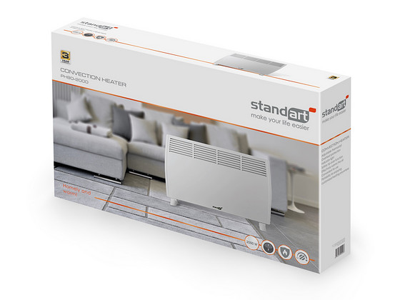 Konvektsioonradiaator Standart PH80-2000, 2000 W