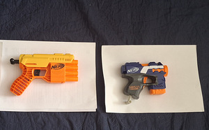 Пластиковое игрушечное оружие Nerf (8 фото из 10)