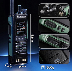 Радиостанция Baofeng DM-32E HTQ DMR AVIATION BAND, ОХОТА и т. д. (3 фото из 10)
