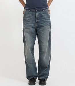 Carhartt Brandon Single Knee Pant Blue Worn Naiste teksad S (1 foto / 7)
