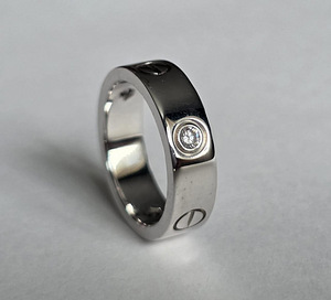 Cartier Love with 3 diamonds white gold (2 foto / 6)