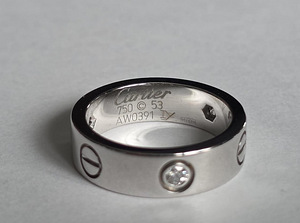 Cartier Love with 3 diamonds white gold (3 foto / 6)
