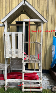 Laste mängumaja koos kiikedega (4 foto / 6)