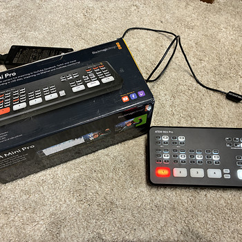 Atem Mini Pro HDMI video mixer live stream pult
