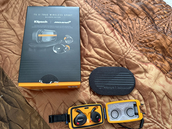 Спортивные полностью беспроводные наушники Klipsch T5 II McLaren Edition