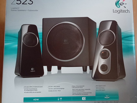 ПРОДАЁТСЯ: Неиспользованный комплект колонок Logitech Z523 2.1 в коробке