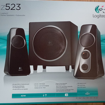 MÜÜA: Kasutamata Logitech Z523 2.1 kõlarikomplekt karbis