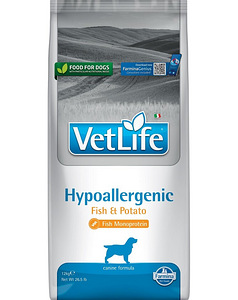 FARMINA Vet Life Hypoallergeen Kala ja Kartul koertele 12kg (1 foto / 1)