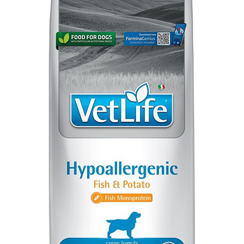 FARMINA Vet Life Hypoallergeen Kala ja Kartul koertele 12kg