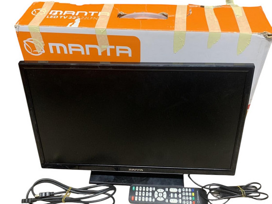 Televiisor Manta 22LFN38L + karp + pult + juhed