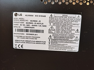 LG 42" (107 cm) Full HD teler — töökorras, pulti ei ole (3 foto / 6)