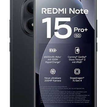 Mobiiltelefon Redmi Note 15 Pro+ 5G 256GB 6.83" AMOLED 120Hz