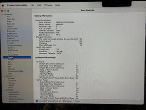 Apple Macbook Air 13 M4 16/256GB SkyBlue SWE nagu uus! (7 foto / 8)