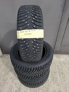 Rehvid 205-55-16. 4 tk. 8,5 mm. Kumho. (1 foto / 1)