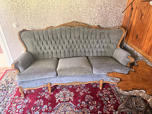 Retro diivan ja 2 tugitooli (3 foto / 7)
