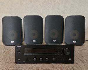 Продам комплект аудиотехники — 4 колонки + ресивер Onkyo (1 фото из 3)