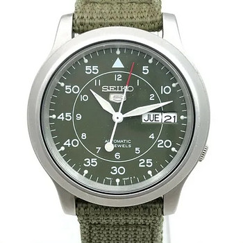 Часы Seiko 5 7S26-02J0 зеленый циферблат Автоматические