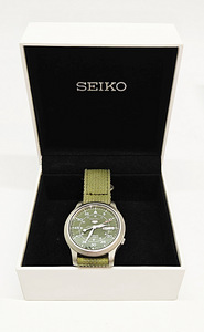 Часы Seiko 5 7S26-02J0 зеленый циферблат Автоматические (2 фото из 3)