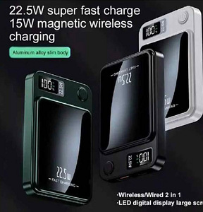 MagSafe 10000mAh Magnetic PowerBank 22.5W Fast Charge 2 in1 (1 foto / 10)