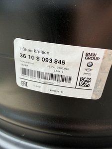 19" оригинальные диски BMW style 829M 5x112 (M2, M3, M4), новые (8 фото из 8)