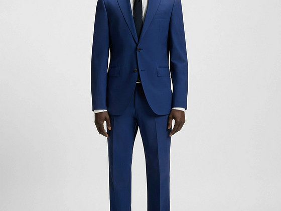 Костюм Hugo Boss, размер 58, пиджак regular fit, классические брюки со стрелками