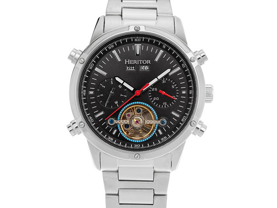 Часы Heritor Automatic Wilhelm Semi-Skeleton 42 мм