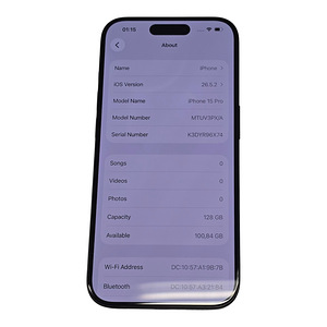Смартфон Apple iPhone 15 Pro 128GB Аку 85% + Коробка + USB (5 фото из 6)
