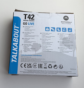 Motorola T42 Walkie-Talkies Blue Twin Pack (2 фото из 5)