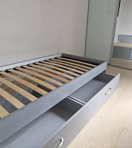 Malibu voodi 90 x 190 cm hõbe (5 foto / 7)