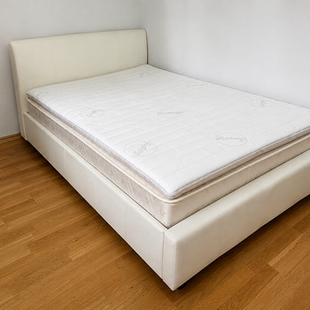 Кровать 120x200 см с матрасом и наматрасником