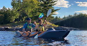 2-kohaline täispuhutav kajakk Aqua Marina Tomahawk Air-K 440 (2 foto / 2)