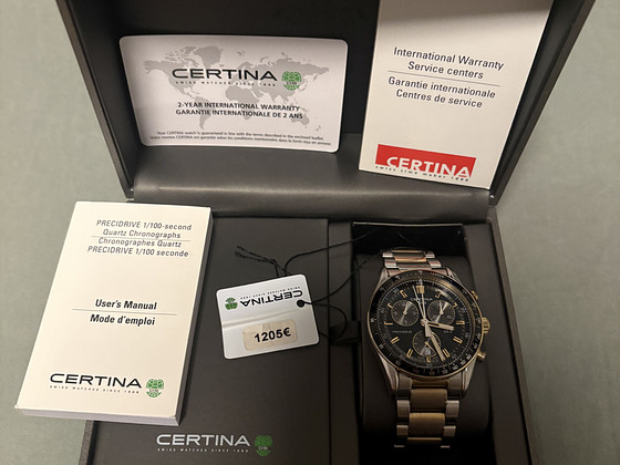 Швейцарские Часы Certina DS-2 Chronograph