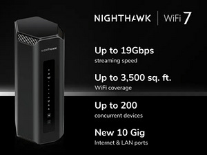 Nighthawk WiFi 7 Router RS700S, 19Gbps (1 foto / 1)
