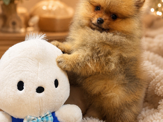 Pomeranian spits