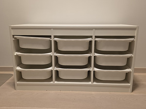 IKEA TROFAST — hoiustamissüsteem 9 konteineriga (1 foto / 1)