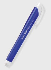 Pentel Ain CLIC треугольный ластик-ручка +2 запасных ластика (3 фото из 7)
