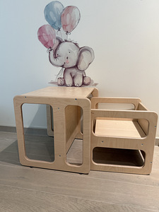 Стол и стул Montessori | Cube Chair & Table Set | как НОВЫЙ (1 фото из 7)
