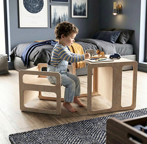 Стол и стул Montessori | Cube Chair & Table Set | как НОВЫЙ (2 фото из 7)