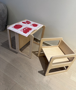 Стол и стул Montessori | Cube Chair & Table Set | как НОВЫЙ (3 фото из 7)