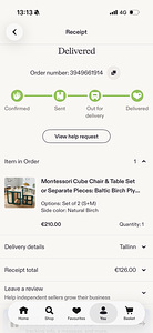 Стол и стул Montessori | Cube Chair & Table Set | как НОВЫЙ (7 фото из 7)