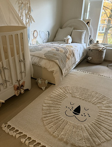 Voodi ARIANA voodikastiga valge teddy + kvaliteetne madrats (2 foto / 10)