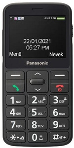 Mobiiltelefon Panasonic KX-TU160 suur ekraan, suured nupud, SOS (1 foto / 3)