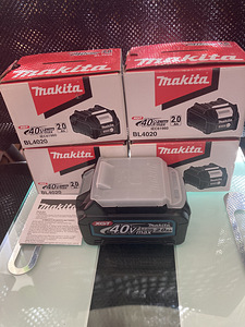 Makita BL 4020 2.0 Ah оригинальная, новая батарея. (3 фото из 5)