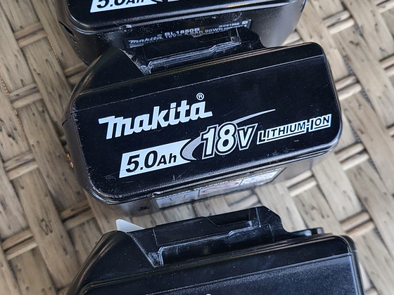 Аккумулятор Makita 18V BL1850B 5.0Ah 90Wh оригинал, 6 шт.!